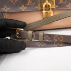 Louis Vuitton Marignan Monogram Sesame Shoulder Bag in Tela Monogram e Pelle