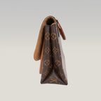 Louis Vuitton Marignan Monogram Sesame Shoulder Bag in Tela Monogram e Pelle