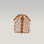 Louis Vuitton Speedy Bandoulière 25 Damier Azur in Tela Cerata e Pelle Vachetta