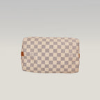 Louis Vuitton Speedy Bandoulière 25 Damier Azur in Tela Cerata e Pelle Vachetta