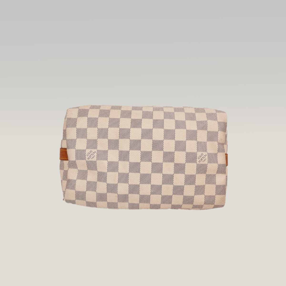 Louis Vuitton Speedy Bandoulière 25 Damier Azur in Tela Cerata e Pelle Vachetta
