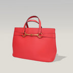 Gucci 1955 Horsebit Red Leather Handbag 