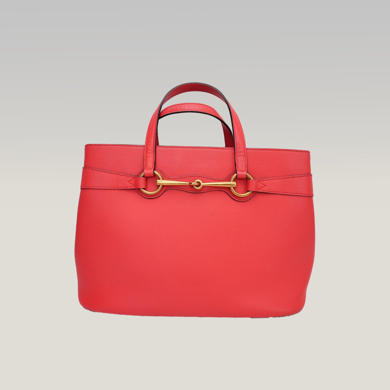 Gucci 1955 Horsebit Red Leather Handbag 