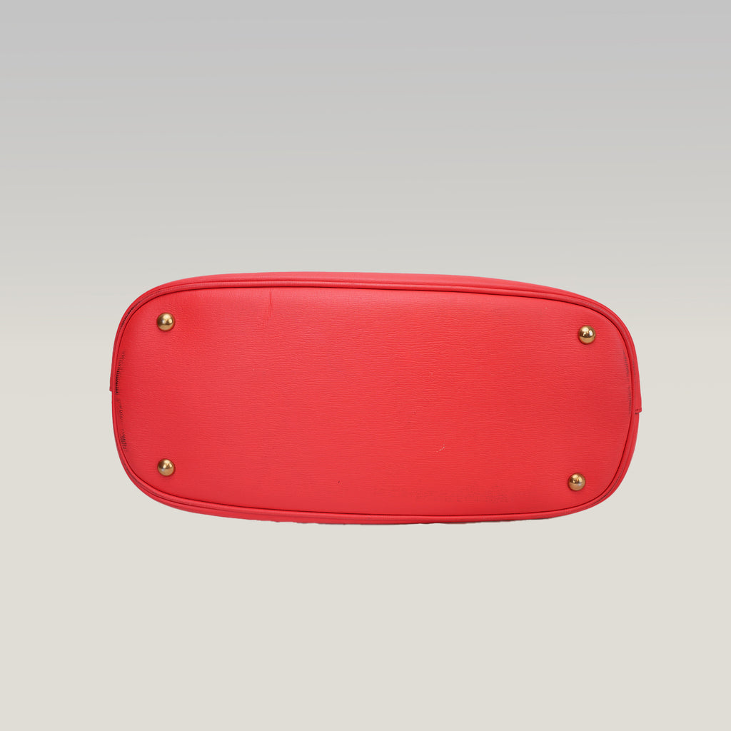 Gucci 1955 Horsebit Red Leather Handbag 