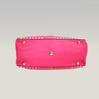 Valentino Garavani Rockstud Tote Bag Rosa in Pelle con Borchie Dorate