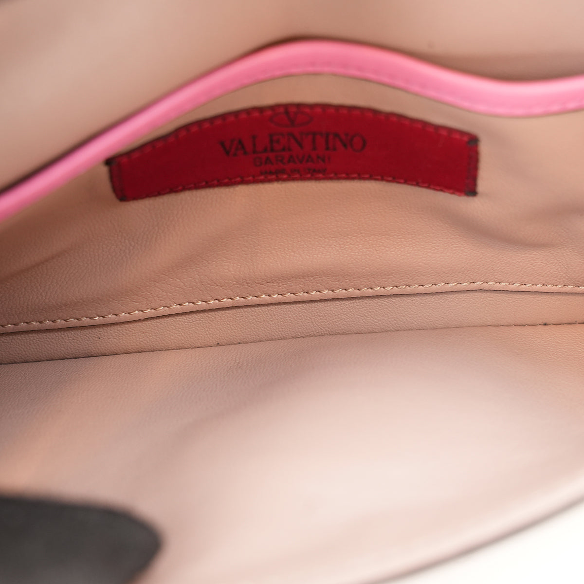 Valentino Garavani Glam Lock Pochette da Sera Multicolore con Strass e Cristalli, Chiusura Dorata e Dust Bag