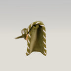 Valentino Garavani Locò Green Velvet Crystal VLogo Shoulder Bag