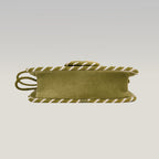Valentino Garavani Locò Green Velvet Crystal VLogo Shoulder Bag