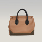 Versace Palazzo Empire Large Beige Leather Handbag con Medusa