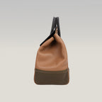 Versace Palazzo Empire Large Beige Leather Handbag con Medusa
