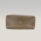 Versace Palazzo Empire Large Beige Leather Handbag con Medusa