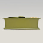 Jacquemus Le Grand Bambino Khaki in Pelle con Manico e Tracolla