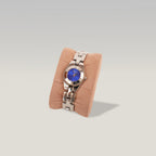 Gucci Vintage Orologio da Donna con Quadrante Blu e Bracciale in Acciaio Argentato