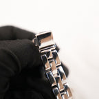 Gucci Vintage Orologio da Donna con Quadrante Blu e Bracciale in Acciaio Argentato