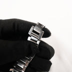 Yves Saint Laurent YSL Orologio Vintage Unisex al Quarzo con Quadrante Champagne e Bracciale in Acciaio Argentato