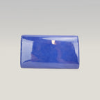 Yves Saint Laurent Belle De Jour Clutch Blu Royal in Vernice con Logo YSL