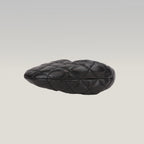 Saint Laurent Borsa Hobo Mini Nera Trapuntata in Pelle con Logo YSL Dorato