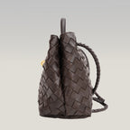 Bottega Veneta Andiamo borsa intrecciata marrone scuro in pelle