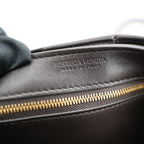 Bottega Veneta Andiamo borsa intrecciata marrone scuro in pelle