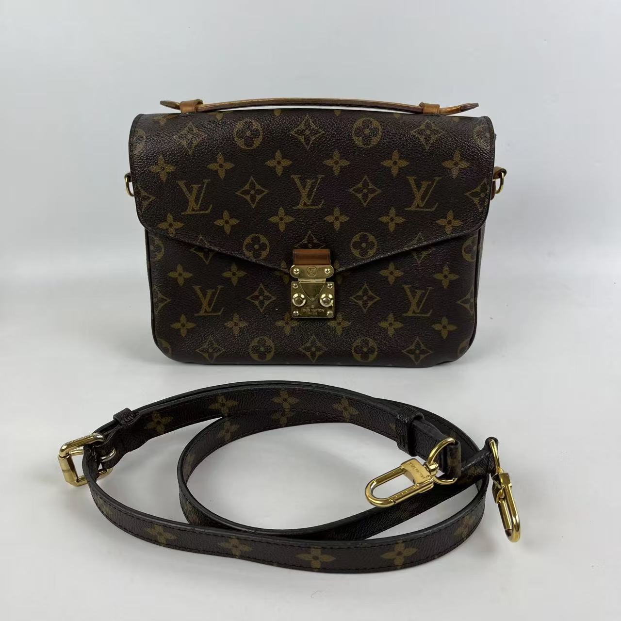 Louis Vuitton borsa a tracolla Monogram marrone (modello postino)