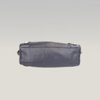 Balenciaga Mini City Borsa Vintage in Pelle Blu Scuro con Borchie Argento Giant 12