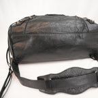 Balenciaga Classic City Mini Borsa a Mano in Pelle Nera con Borchie