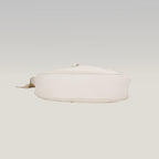 Balenciaga Le Cagole XS Bianca in Pelle di Agnello Arena con Hardware Argento Anticato
