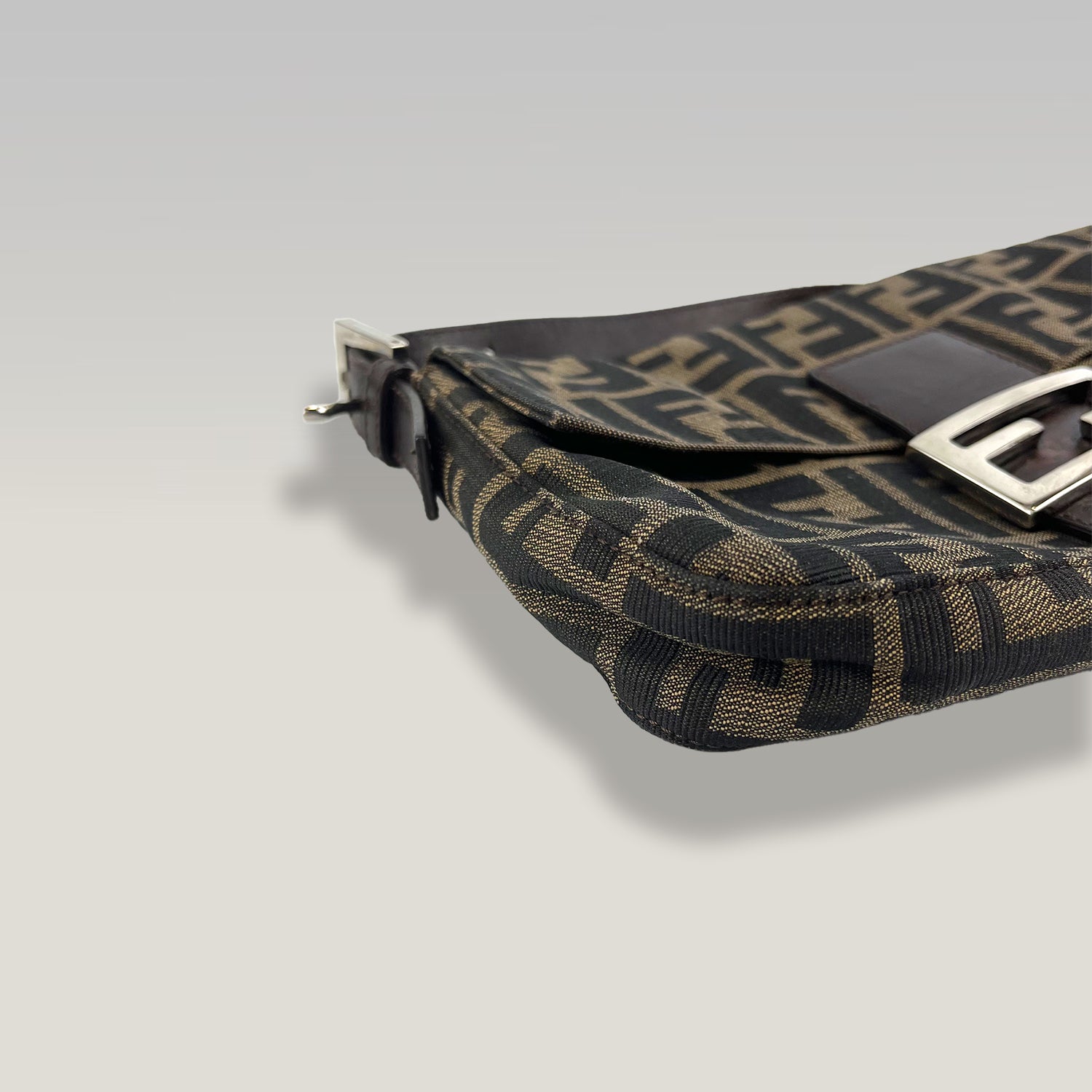 FENDI Baguette Vintage Zucca FF Tela Monogram Spalla