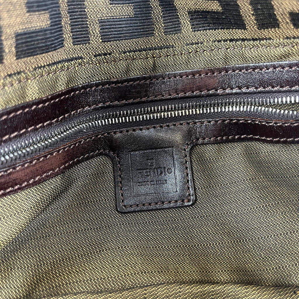 FENDI Baguette Vintage Zucca FF Tela Monogram Spalla