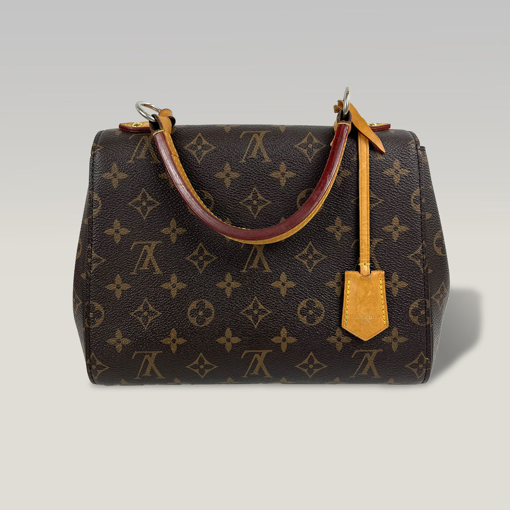Louis Vuitton Cluny Borsa Donna in Tela Monogram Marrone