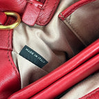 Miu Miu Wander Small Matelassé in Pelle di Vitello Rossa – Borsa Bauletto Donna 29 cm