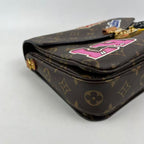 Louis Vuitton Pochette Métis Monogram con Patch Ricamati Multicolor in Tela e Pelle