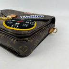 Louis Vuitton Pochette Métis Monogram con Patch Ricamati Multicolor in Tela e Pelle