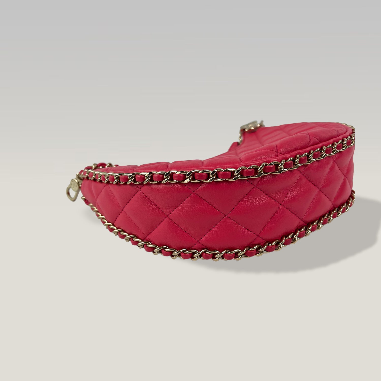 Chanel Small Gabrielle Hobo Bag Rosa in Pelle Trapuntata