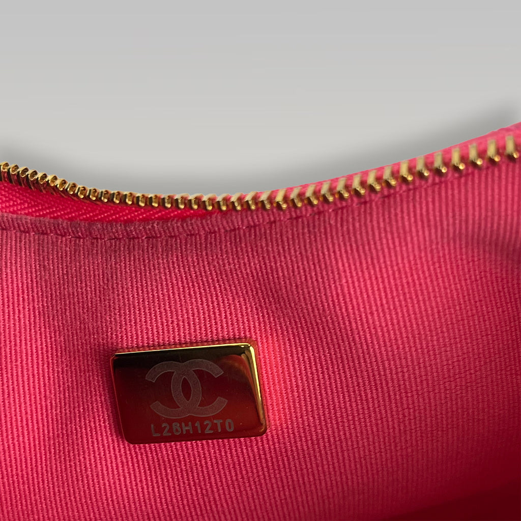 Chanel Small Gabrielle Hobo Bag Rosa in Pelle Trapuntata