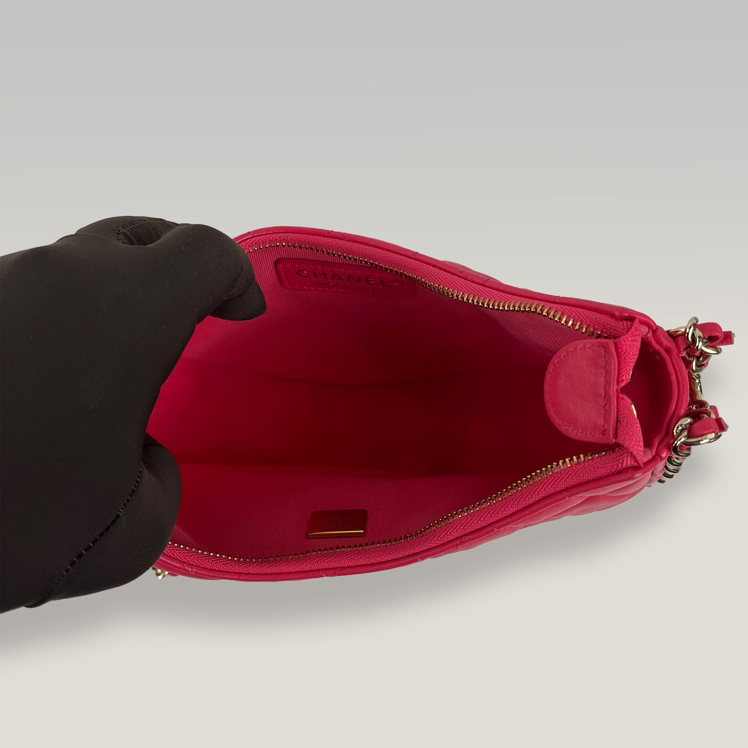 Chanel Small Gabrielle Hobo Bag Rosa in Pelle Trapuntata