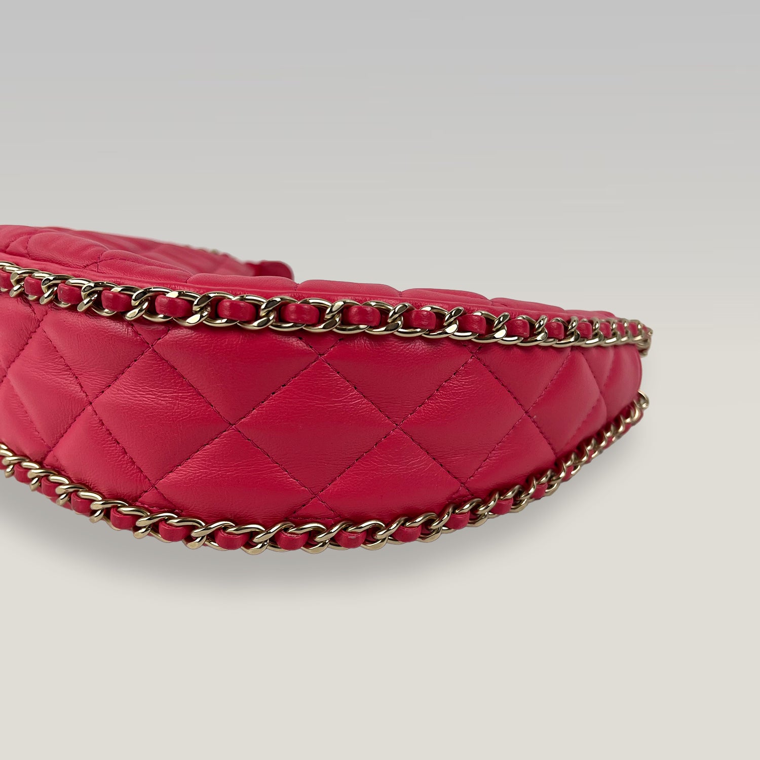 Chanel Small Gabrielle Hobo Bag Rosa in Pelle Trapuntata