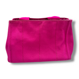 Prada Small Canapa Logo Tote