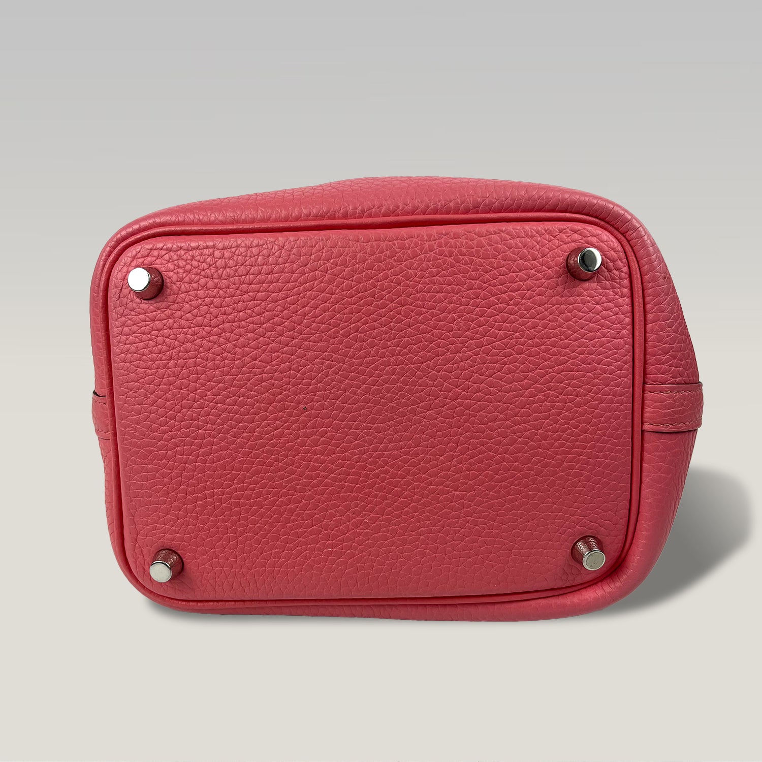 Hermès Picotin Lock 18 Borsa Donna in Pelle Rosa con Hardware Argento