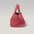 Hermès Picotin Lock 18 Borsa Donna in Pelle Rosa con Hardware Argento