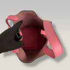 Hermès Picotin Lock 18 Borsa Donna in Pelle Rosa con Hardware Argento