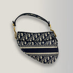 Dior Saddle Bag Oblique Jacquard Blu – Borsa a Spalla Iconica Donna 25,5 cm