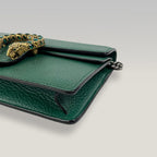 Gucci Super Mini Dionysus in pelle verde smeraldo