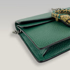 Gucci Super Mini Dionysus in pelle verde smeraldo