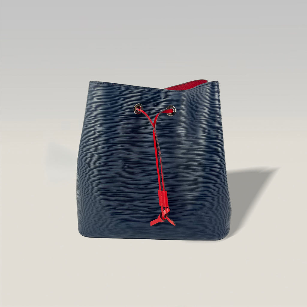 Louis Vuitton Noé in Pelle Epi – Borsa Secchiello Blu Vintage