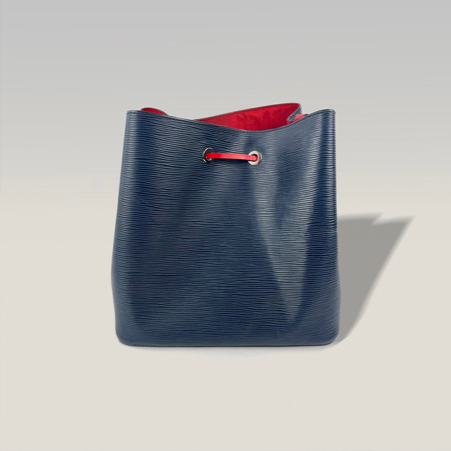 Louis Vuitton Noé in Pelle Epi – Borsa Secchiello Blu Vintage