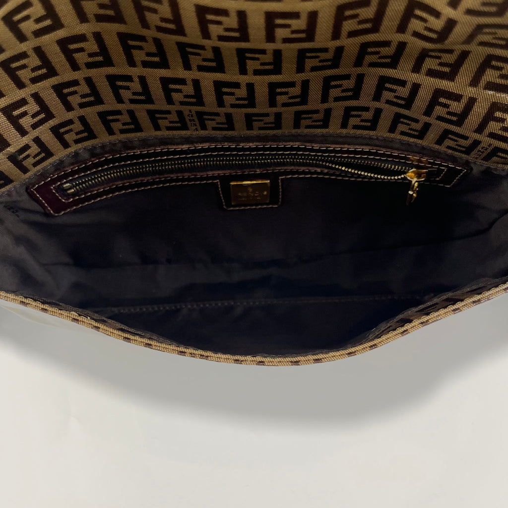 Fendi Baguette – canvas shoulder bag 