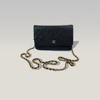 Chanel Wallet On Chain in Pelle Caviar Nera con Hardware Oro
