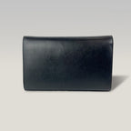 Fendi Kan I Logo Borsa a Tracolla in Pelle Nera con Catena Dorata | Shoulder Bag Donna