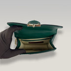 Valentino Garavani Rockstud Green Leather Shoulder Bag